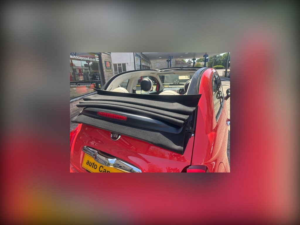 Fiat 500C 1.2 Lounge Convertible Euro 6 S WX69HBH Pink #6