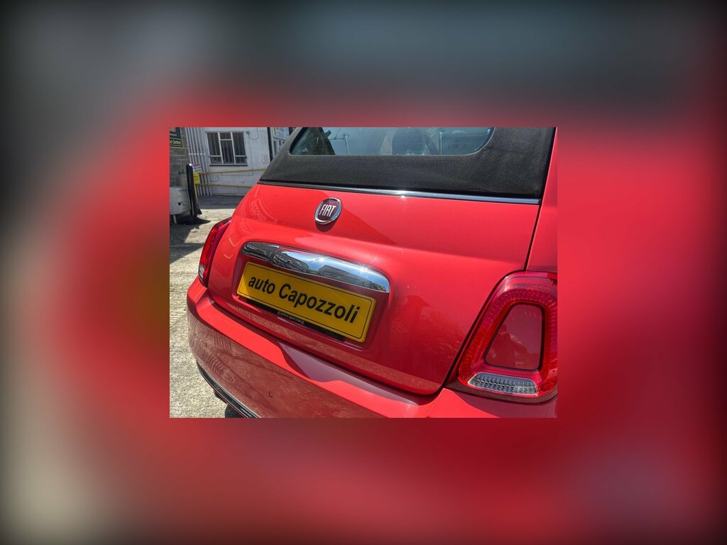 Fiat 500C 1.2 Lounge Convertible Euro 6 S WX69HBH Pink #3