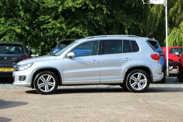 Volkswagen Tiguan 2.0 Tdi Bluemotion Tech R-line Suv Manu SV63JFN Silver #6