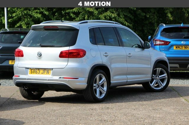 Volkswagen Tiguan 2.0 Tdi Bluemotion Tech R-line Suv Manu SV63JFN Silver #3