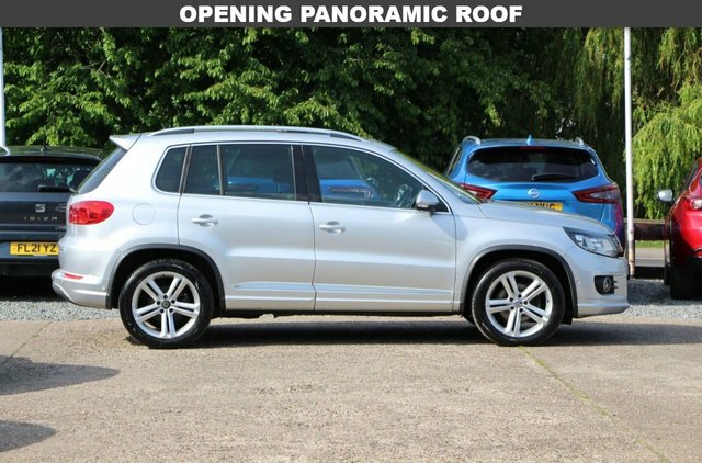 Volkswagen Tiguan 2.0 Tdi Bluemotion Tech R-line Suv Manu SV63JFN Silver #2