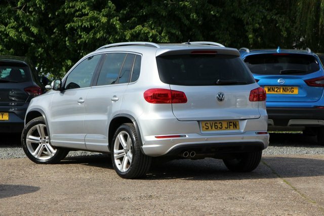 Volkswagen Tiguan 2.0 Tdi Bluemotion Tech R-line Suv Manu SV63JFN Silver #5