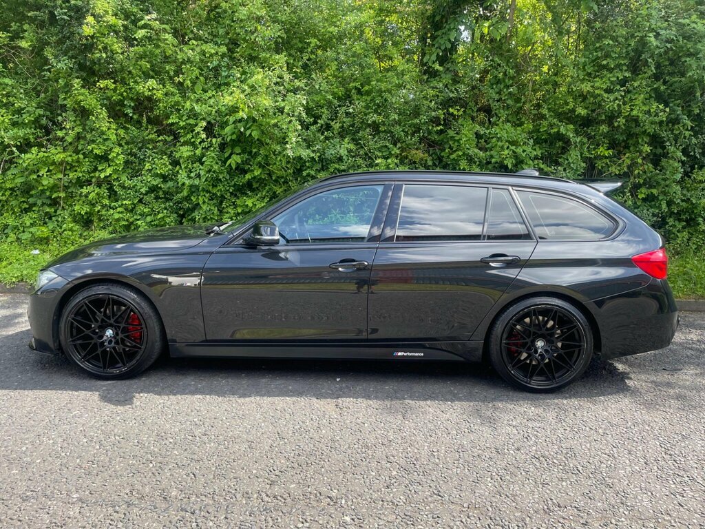 BMW 3 Series 3.0 330D M Sport Touring Euro 6 Ss K666SHK Black #6