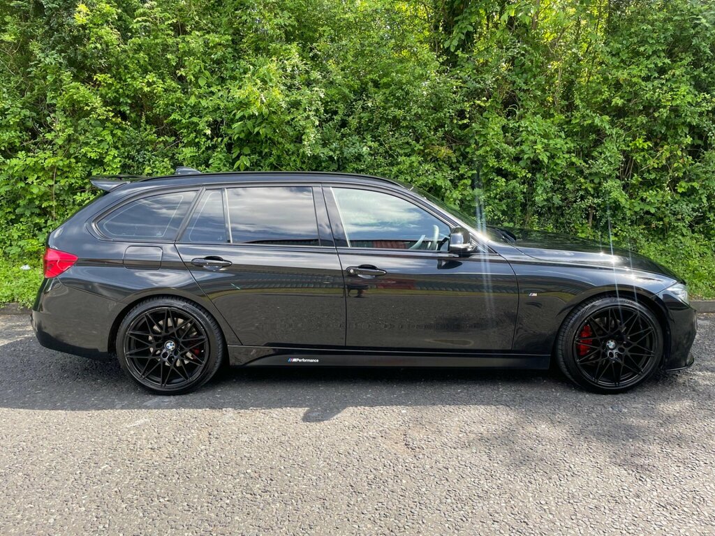 BMW 3 Series 3.0 330D M Sport Touring Euro 6 Ss K666SHK Black #4