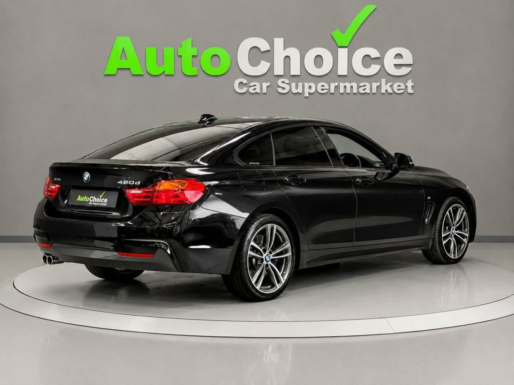 BMW 4 Series Gran Coupe 2L M Sport SD16UTH Black #3