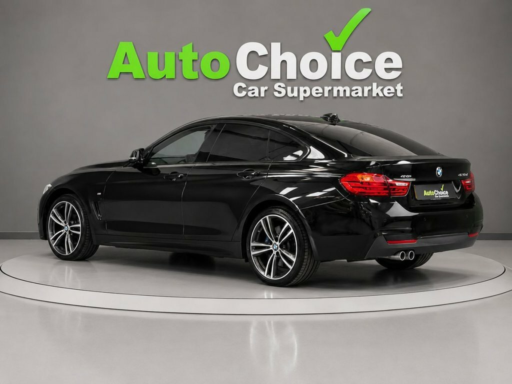 BMW 4 Series Gran Coupe 2L M Sport SD16UTH Black #2