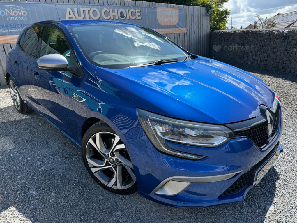 Renault Megane 1.6 Tce Gt Nav Edc Euro 6 Ss Blue
