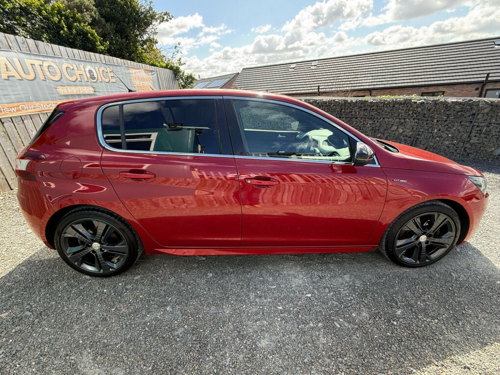 Peugeot 308 2.0 Bluehdi Gt Line Eat Euro 6 Ss KM17MVL Red #4