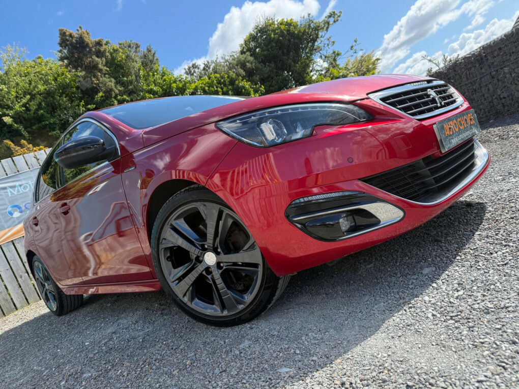 Peugeot 308 2.0 Bluehdi Gt Line Eat Euro 6 Ss KM17MVL Red #3
