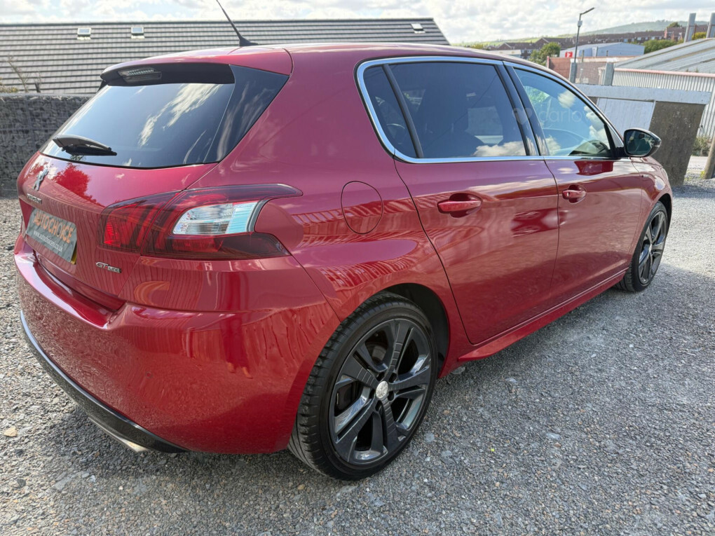 Peugeot 308 2.0 Bluehdi Gt Line Eat Euro 6 Ss KM17MVL Red #5