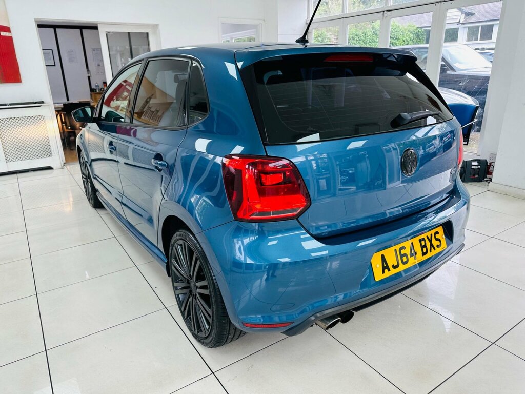 Volkswagen Polo 1.4 Tsi Bluemotion Tech Act Bluegt Euro 6 Ss AJ64BXS Blue #4
