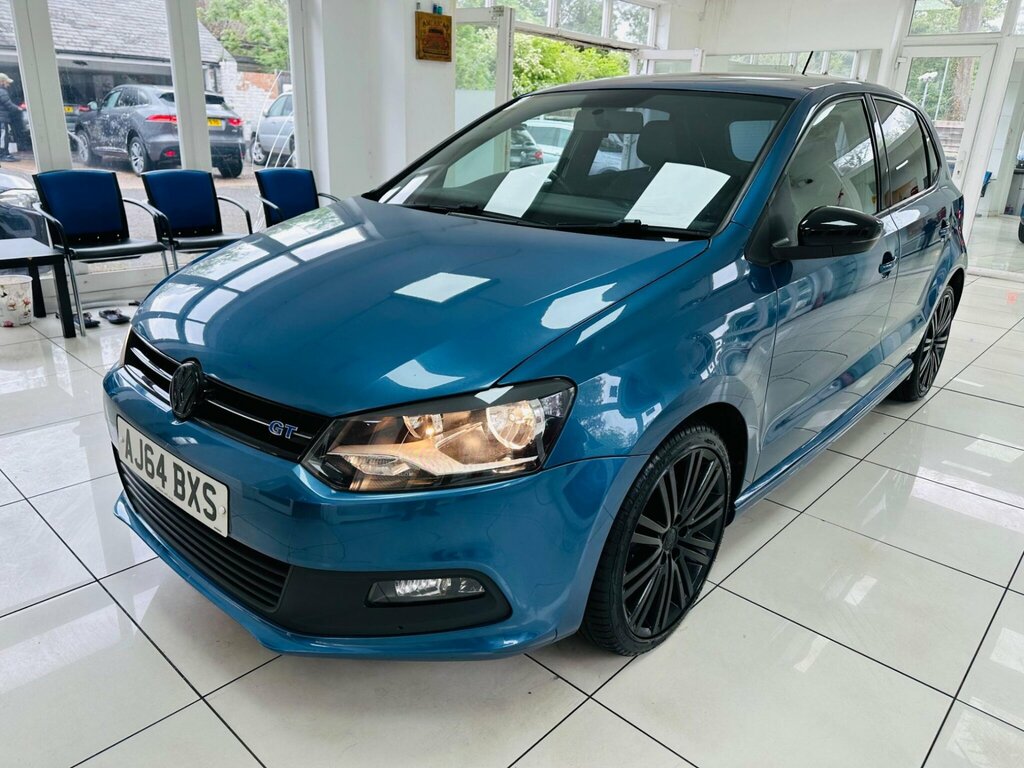 Volkswagen Polo 1.4 Tsi Bluemotion Tech Act Bluegt Euro 6 Ss AJ64BXS Blue #3