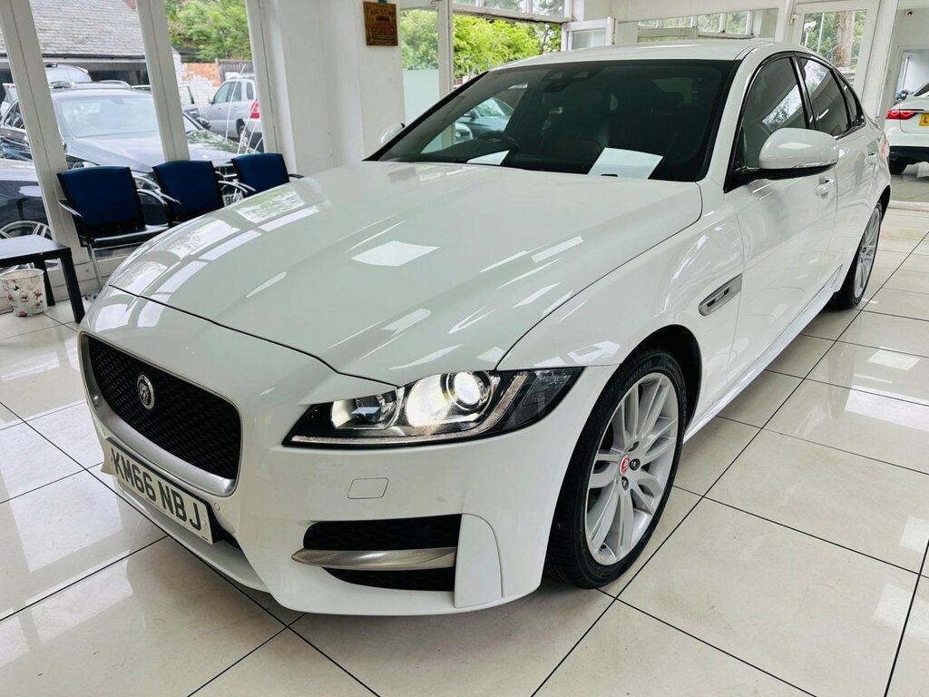 Jaguar XF 2.0D R-sport Euro 6 Ss KM66NBJ White #3
