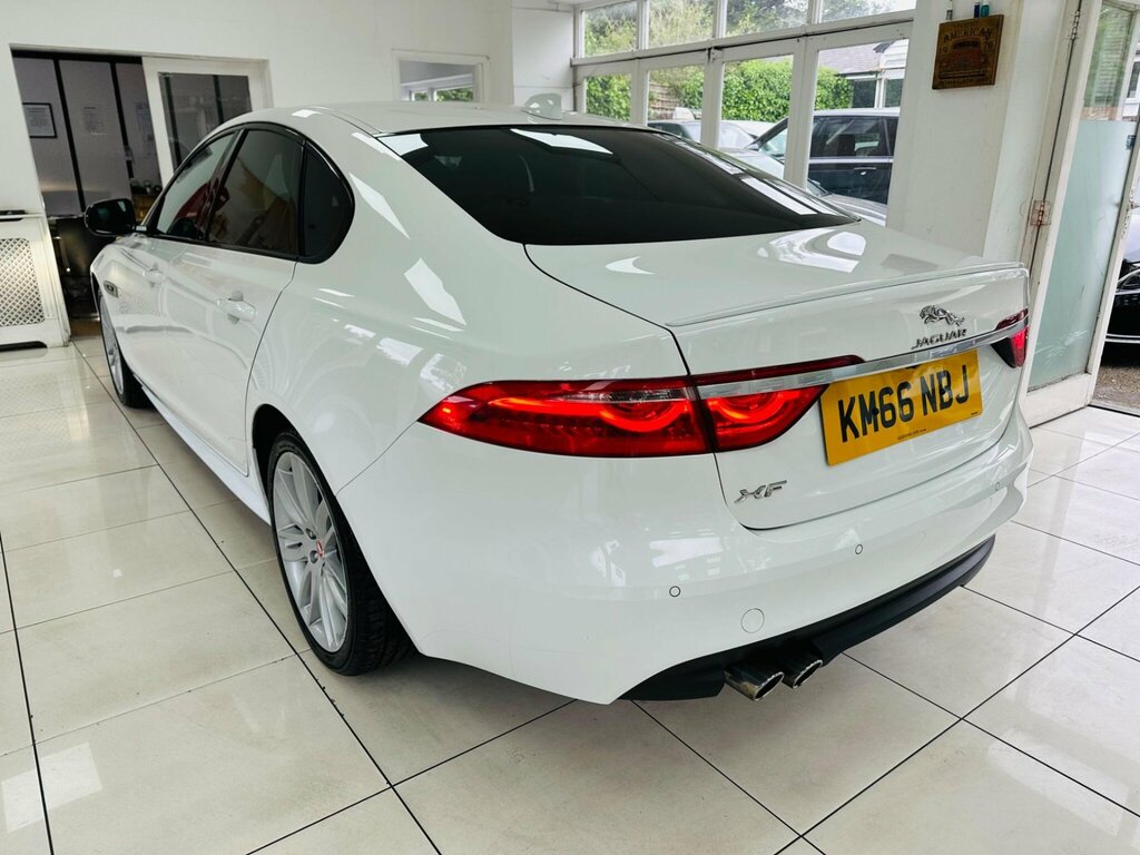 Jaguar XF 2.0D R-sport Euro 6 Ss KM66NBJ White #4