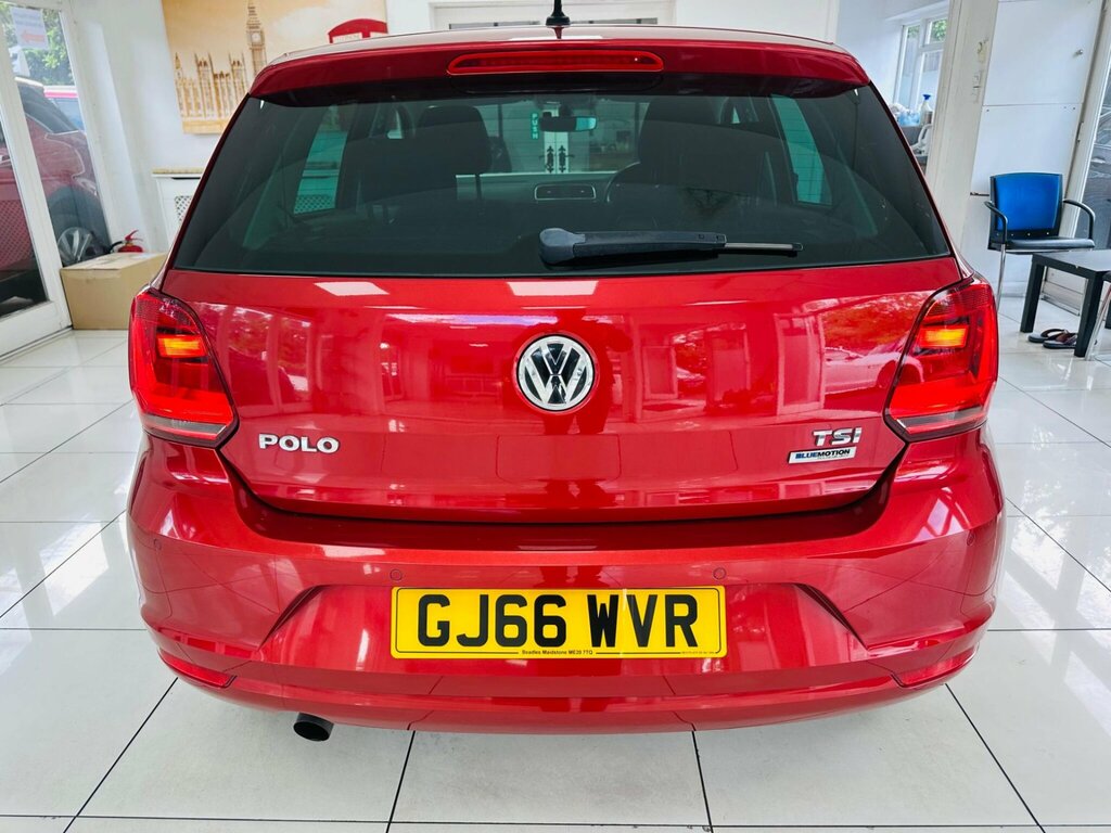 Volkswagen Polo 1.2 Tsi Bluemotion Tech Match Euro 6 Ss GJ66WVR Red #5
