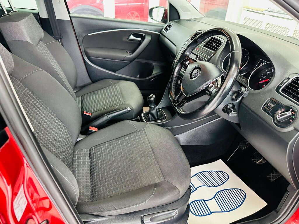 Volkswagen Polo 1.2 Tsi Bluemotion Tech Match Euro 6 Ss GJ66WVR Red #3