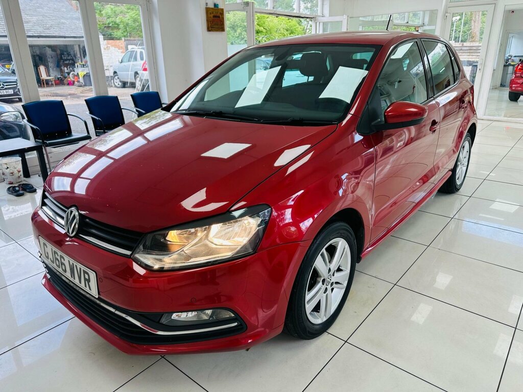 Volkswagen Polo 1.2 Tsi Bluemotion Tech Match Euro 6 Ss GJ66WVR Red #4