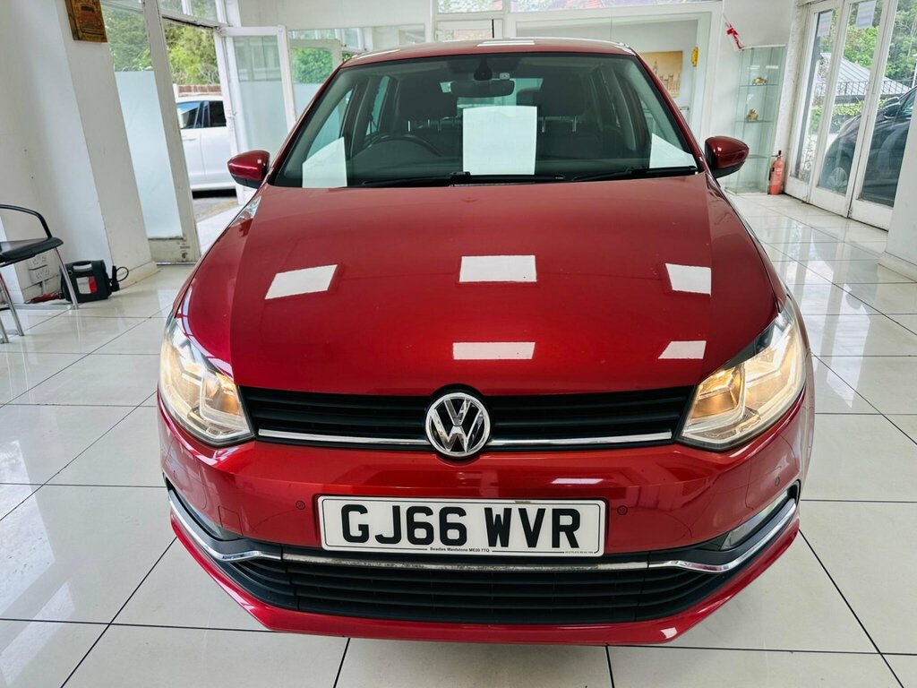 Volkswagen Polo 1.2 Tsi Bluemotion Tech Match Euro 6 Ss GJ66WVR Red #2