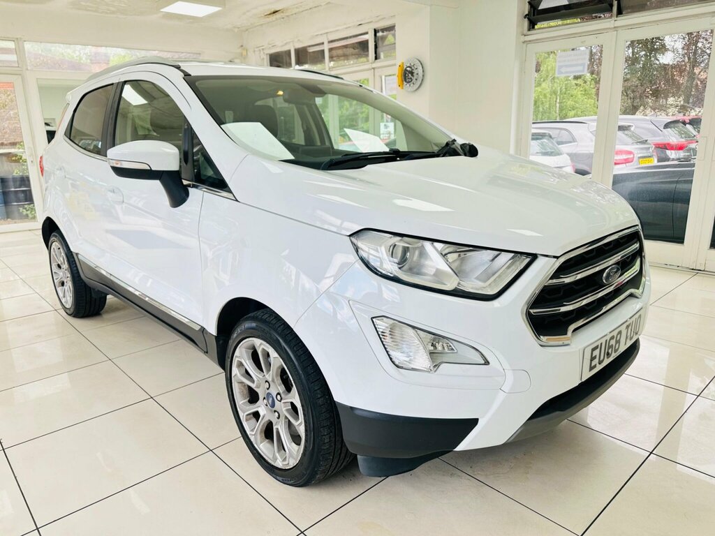 Ford Ecosport 1.0T Ecoboost Titanium Euro 6 Ss White