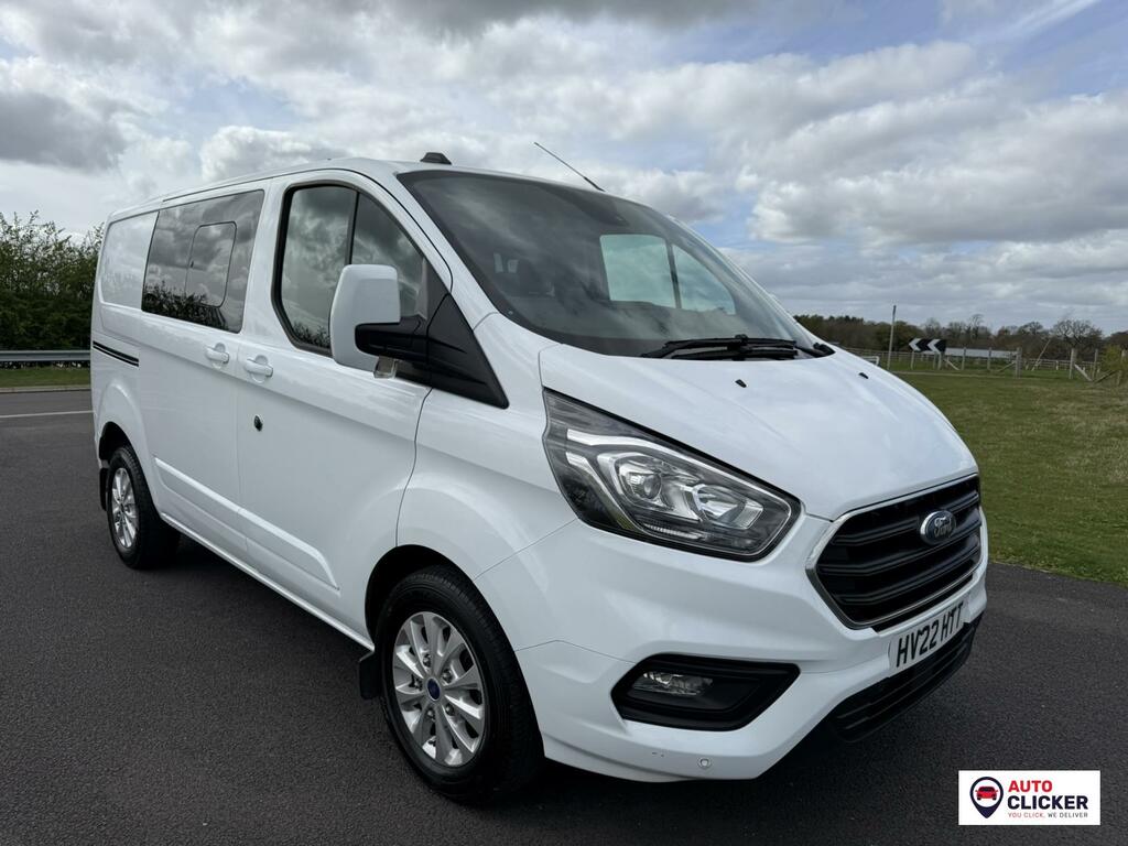Ford Transit Custom 2.0 300 Ecoblue Limited Crew Van Double Cab Di HV22HTT White #3
