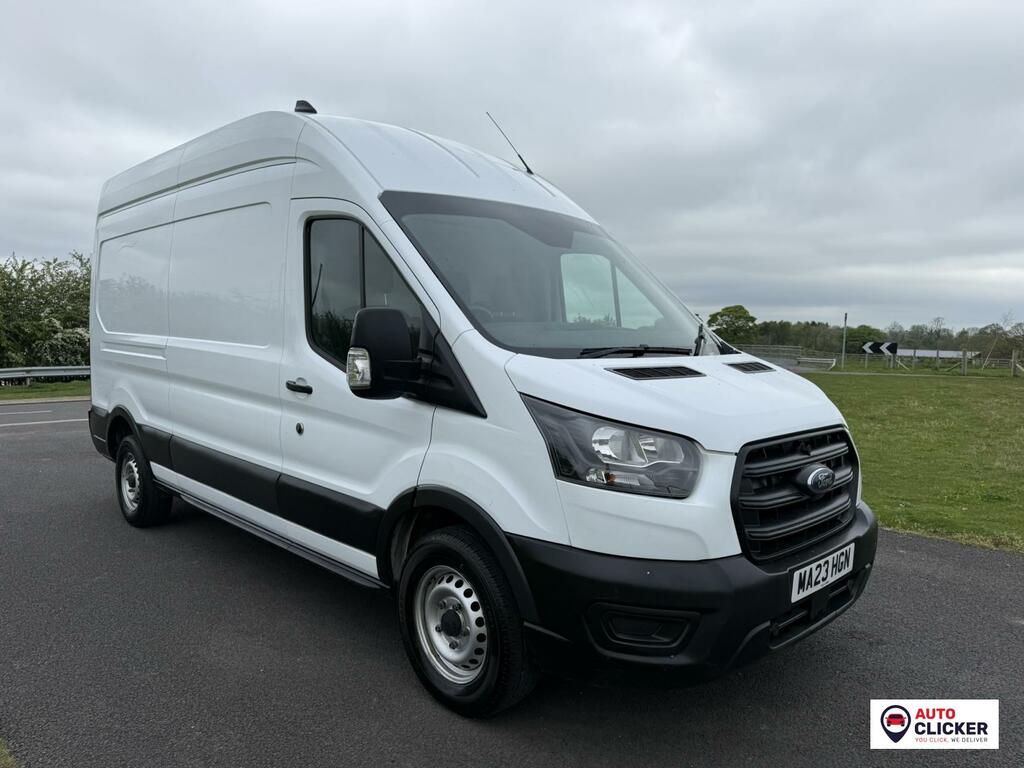 Ford Transit Custom 2.0 350 Ecoblue Leader Panel Van MA23HGN White #3