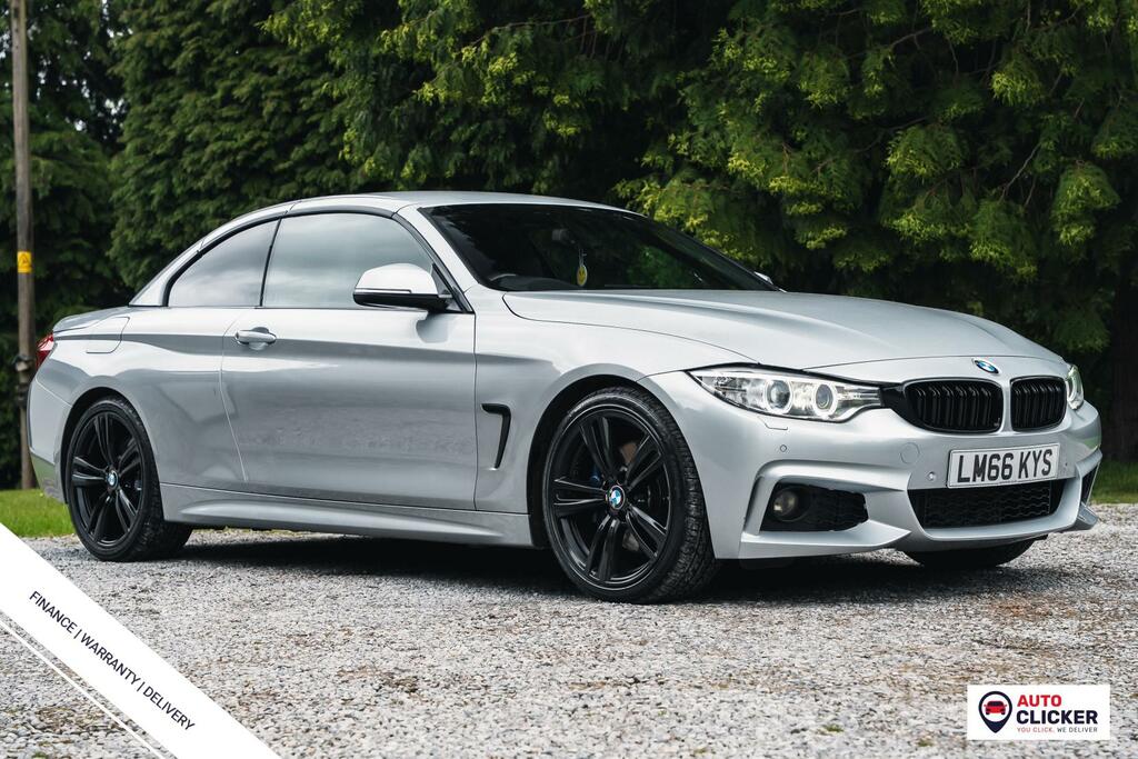 BMW 4 Series 2.0 420D M Sport Convertible Euro Silver