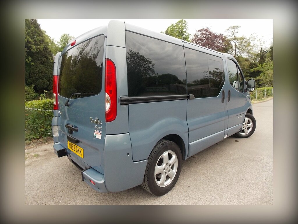 Renault Trafic 2.0 Dci Sl27 Sport Semi Wheelchairday Vanca Blue #4