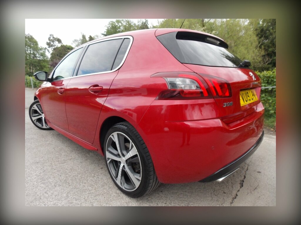 Peugeot 308 1.2 Puretech Gpf Gt Line Hatchback Manu VU19LPN Red #3