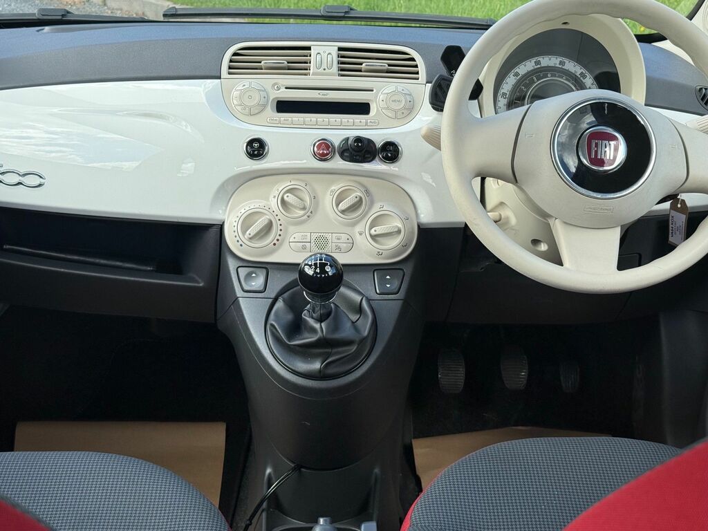 Fiat 500 2015 1.2 Pop Hatchback Euro 6 S VA64KOX White #4