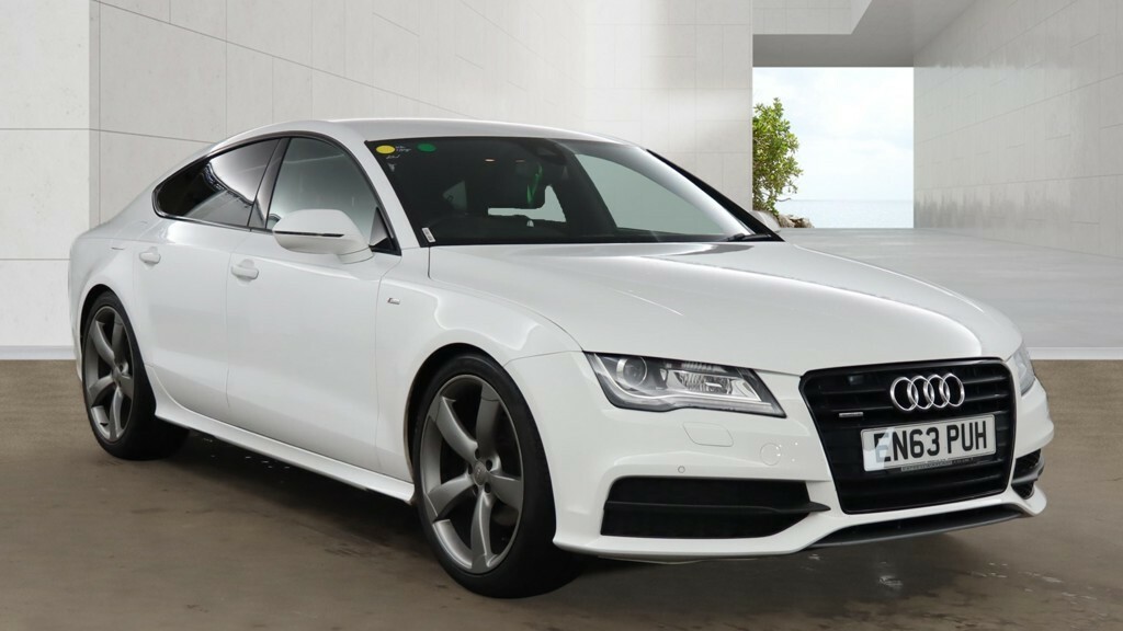 Audi A7 3.0 Tdi V6 Black Edition White #2