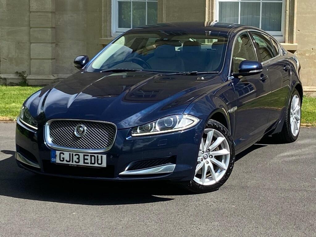 Jaguar XF 2.2D Premium Luxury Euro 5 Ss 201313 GJ13EDU Blue #3