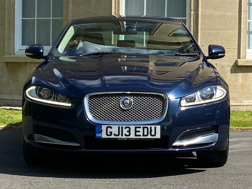 Jaguar XF 2.2D Premium Luxury Euro 5 Ss 201313 GJ13EDU Blue #4