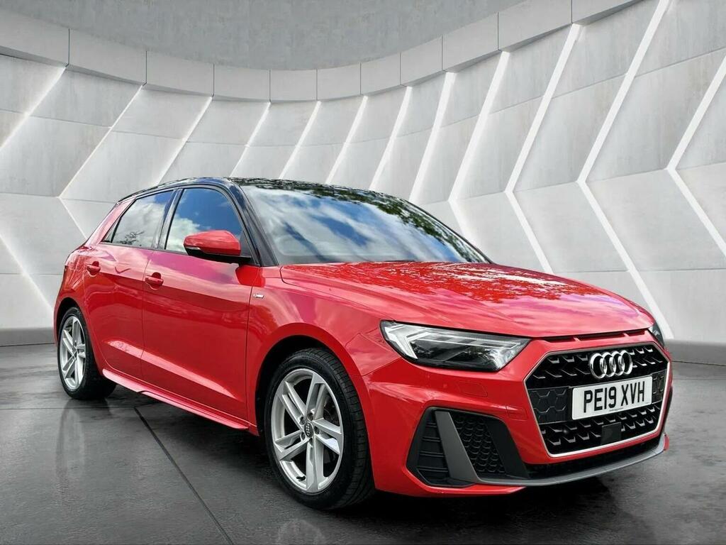 Audi A1 Hatchback 1.0 Tfsi 30 S Line Sportback S Tronic Eu PE19XVH Red #3
