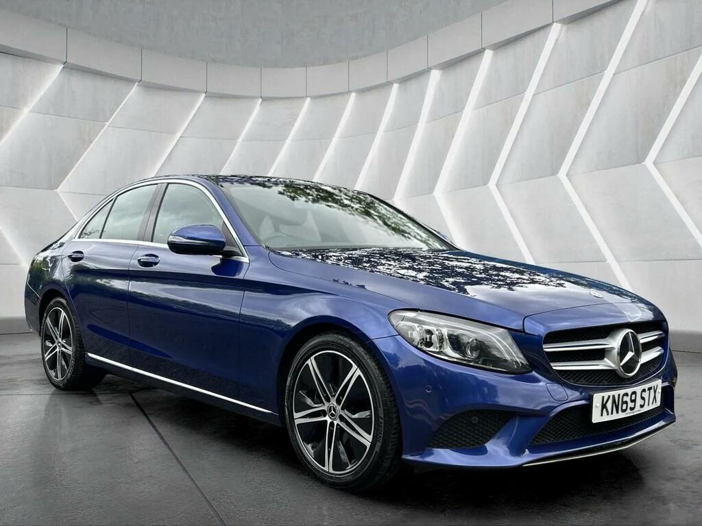 Mercedes-Benz C Class Saloon 1.5 C200 Mhev Eq Boost Sport G-tronic Euro KN69STX Blue #3