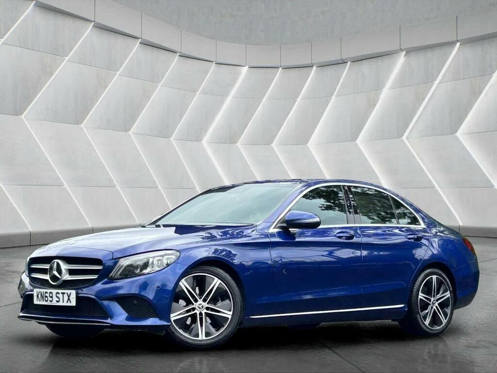 Mercedes-Benz C Class Saloon 1.5 C200 Mhev Eq Boost Sport G-tronic Euro Blue