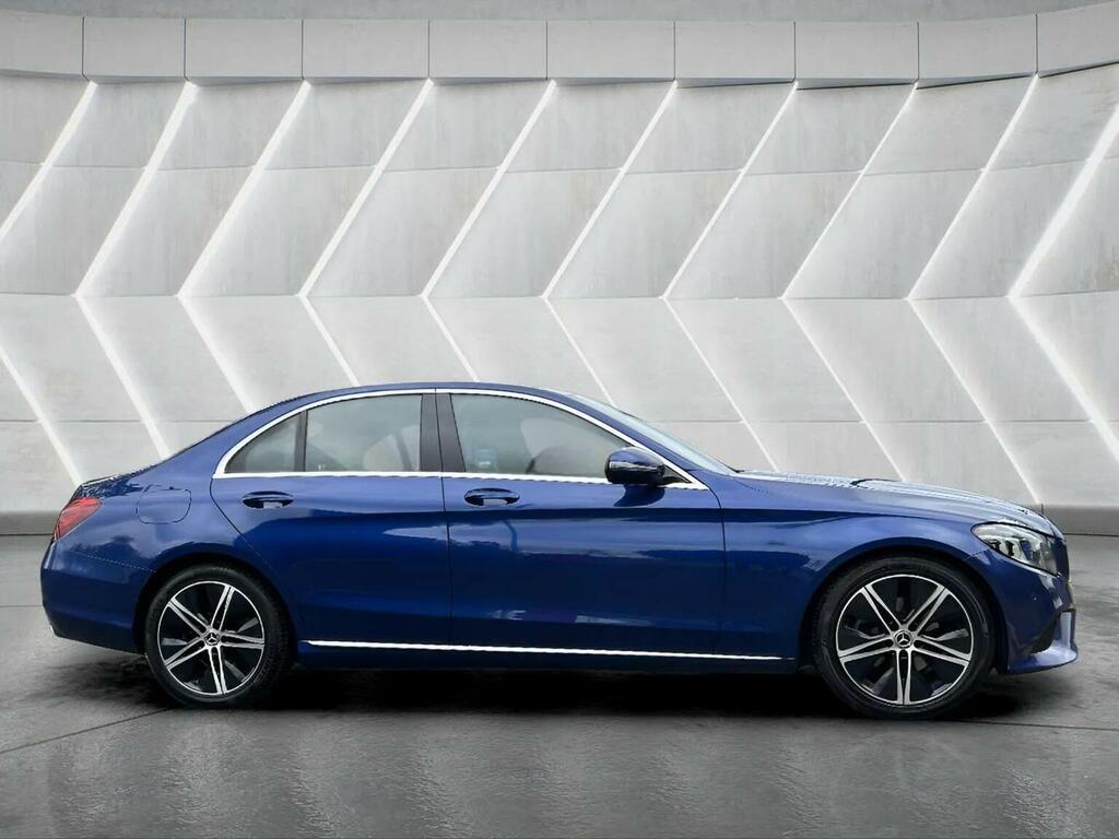 Mercedes-Benz C Class Saloon 1.5 C200 Mhev Eq Boost Sport G-tronic Euro KN69STX Blue #4