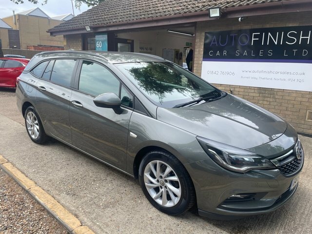 Vauxhall Astra 1.6 Cdti Ecotec Blueinjection Tech Line Nav Sports Grey