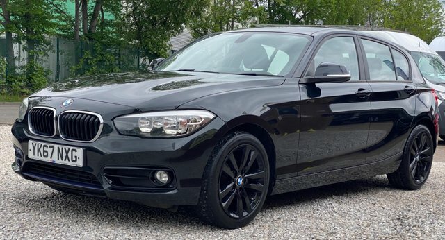 BMW 1 Series 116D Sport Euro 6 YK67NXG Black #2