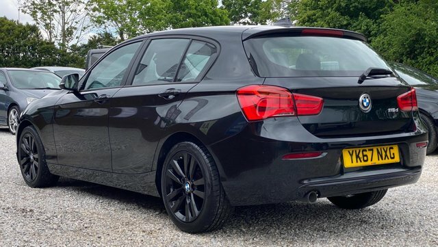 BMW 1 Series 116D Sport Euro 6 YK67NXG Black #3
