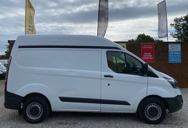 Ford Transit Custom Tdci 290 L1 H2 YT66ZGE White #5