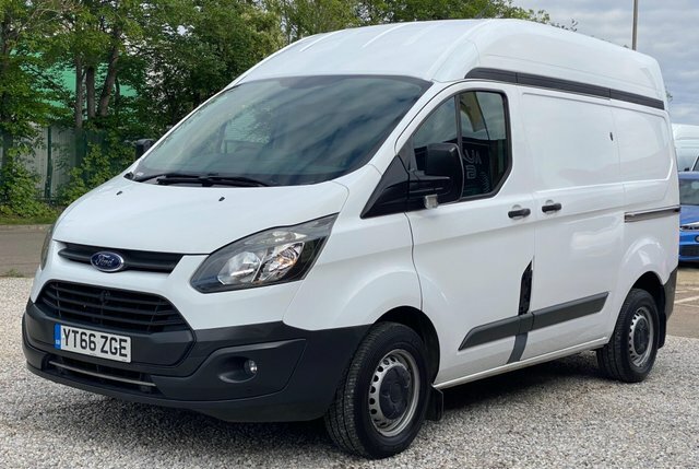 Ford Transit Custom Tdci 290 L1 H2 YT66ZGE White #2