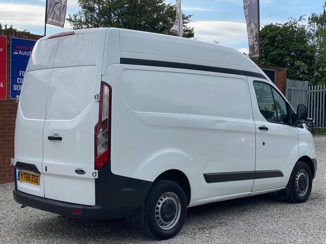 Ford Transit Custom Tdci 290 L1 H2 YT66ZGE White #4