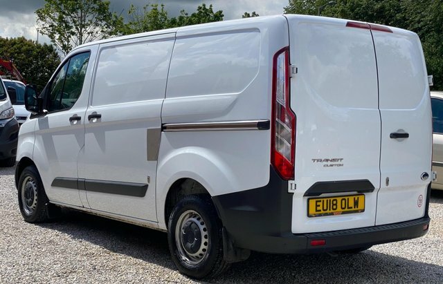 Ford Transit Custom Tdci 290 L1 H1 EU18OLW White #4
