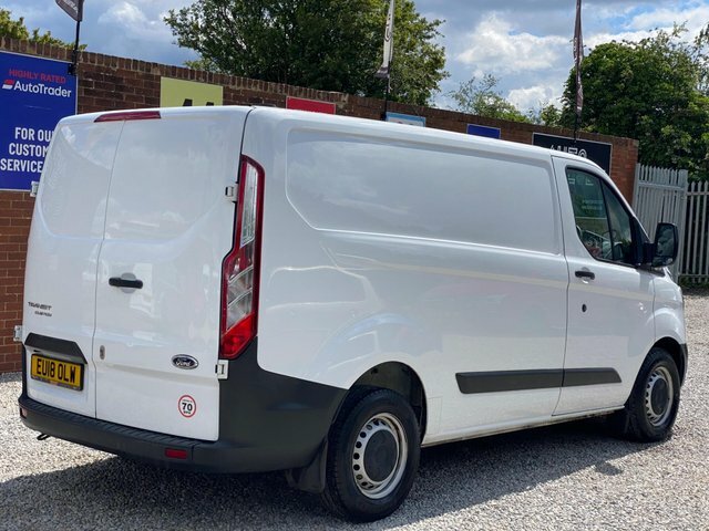 Ford Transit Custom Tdci 290 L1 H1 EU18OLW White #3