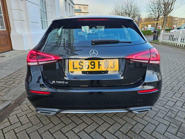 Mercedes-Benz A Class 1.5 A180d Sport 7G-dct Euro 6 Ss LS69FWJ Black #6