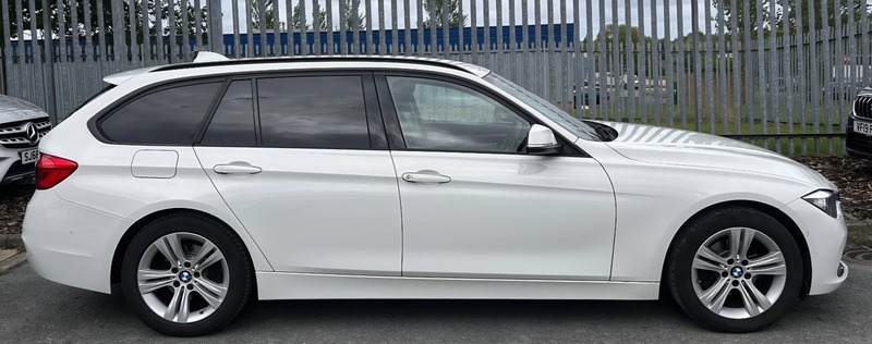 BMW 3 Series 2.0 316D Sport Touring YC17FUW White #2