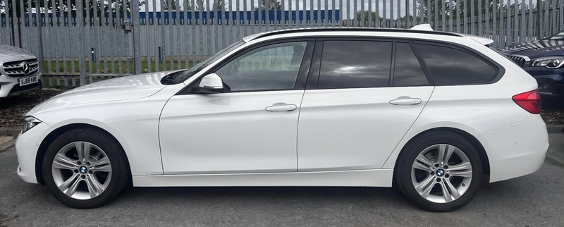 BMW 3 Series 2.0 316D Sport Touring YC17FUW White #4