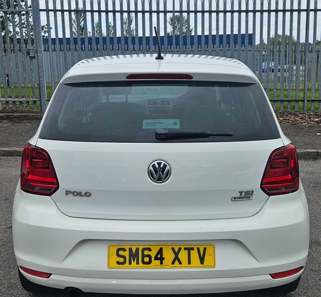 Volkswagen Polo 1.2 Tsi Bluemotion Tech SM64XTV White #4