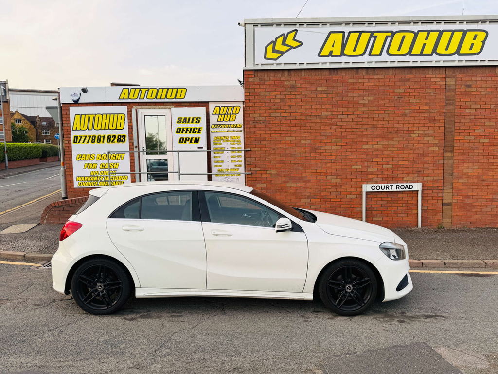 Mercedes-Benz A Class Amg Line WR67NMO White #2
