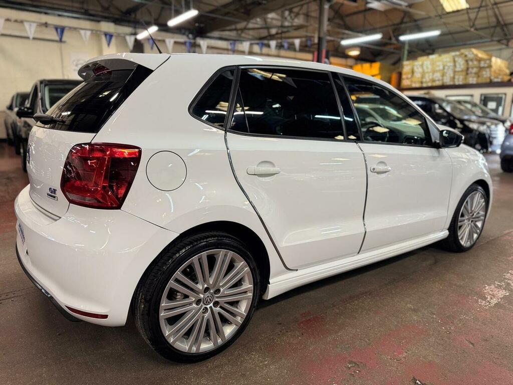Volkswagen Polo 1.4 Tsi Bluemotion Tech Act Bluegt Dsg Euro 6 Ss White #4